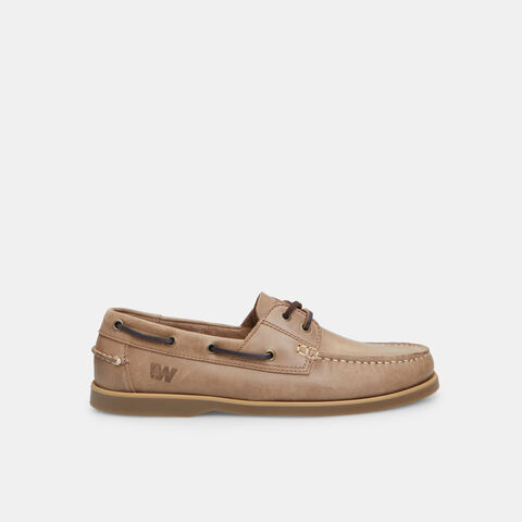 Mocasines de hombre Weinbrenner de piel , Beige Mocasines de hombre Weinbrenner de piel , Beige